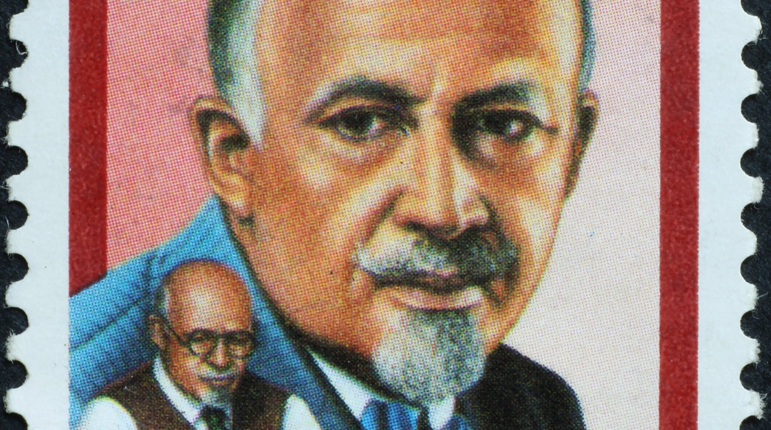 W.E.B. DuBois on a stamp - Shutterstock