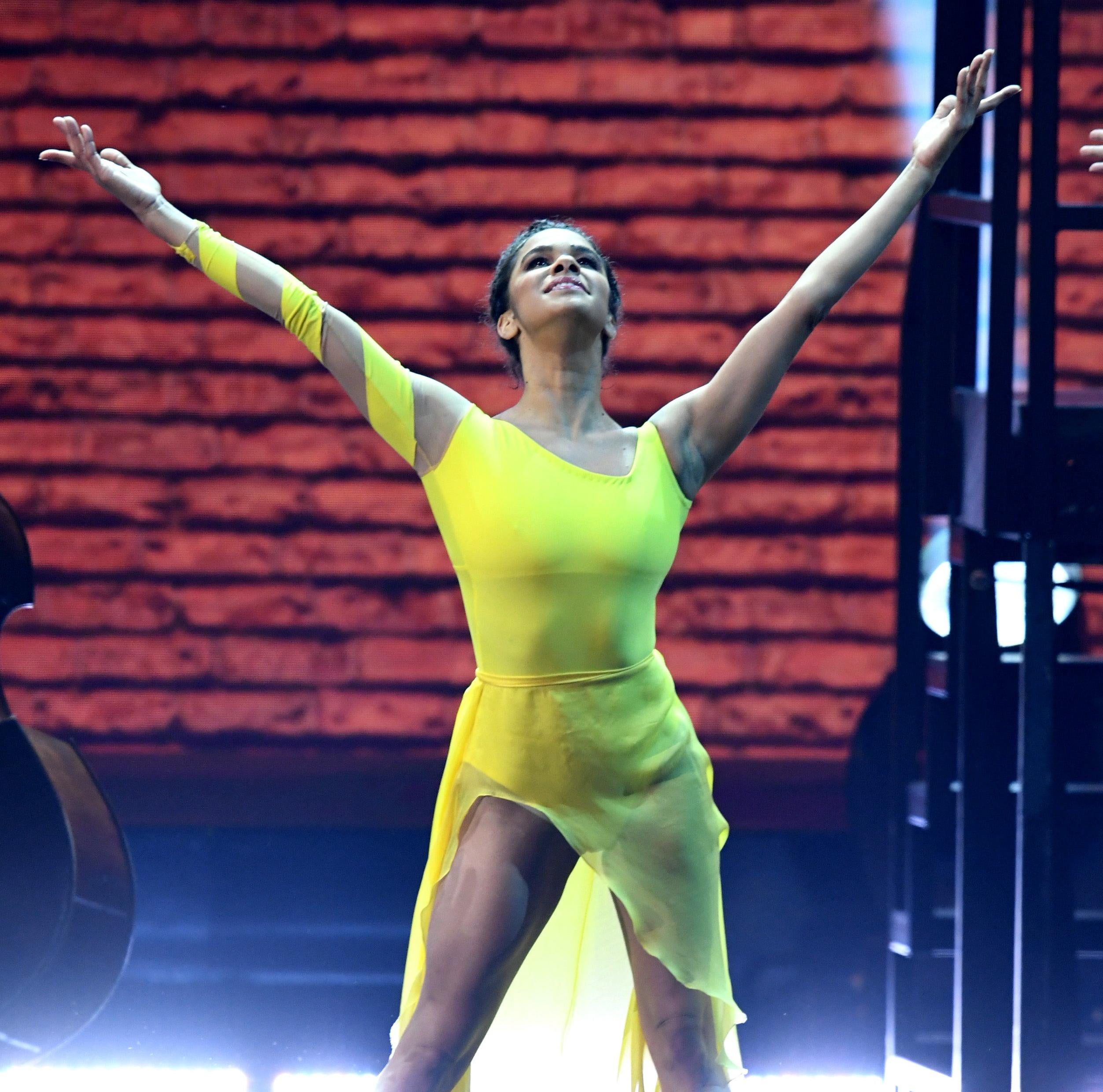Misty Copeland performs onstage during the 62nd Annual GRAMMY Awards at STAPLES Center on January 26, 2020 in Los Angeles, California. - Getty Images