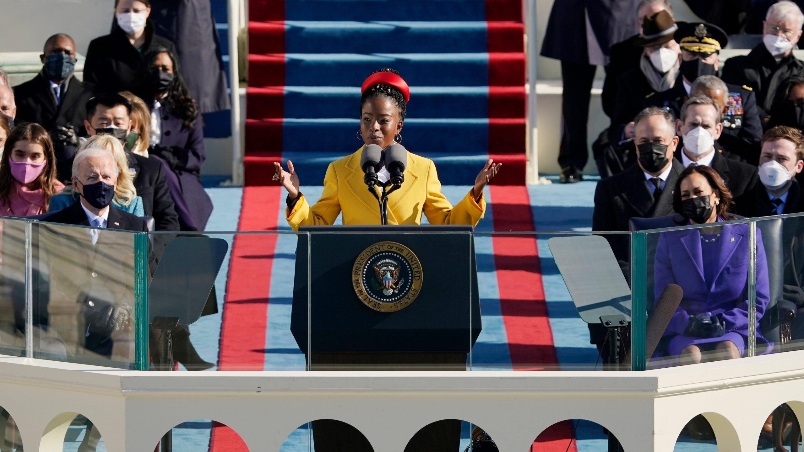 National youth poet laureate Amanda Gorman recites her inaugural poem during the 59th Presidential Inauguration at the U.S. Capitol in Washington, Wednesday, Jan. 20, 2021. A quote from Gorman's poem made a list of noteworthy quotes assembled by Fred Shapiro, an associate director at the Yale Law library. He said he picks quotes that are important or revealing of the spirit of the times, not because they are necessarily eloquent or admirable. (AP Photo/Patrick Semansky, Pool, File) - Associated Press