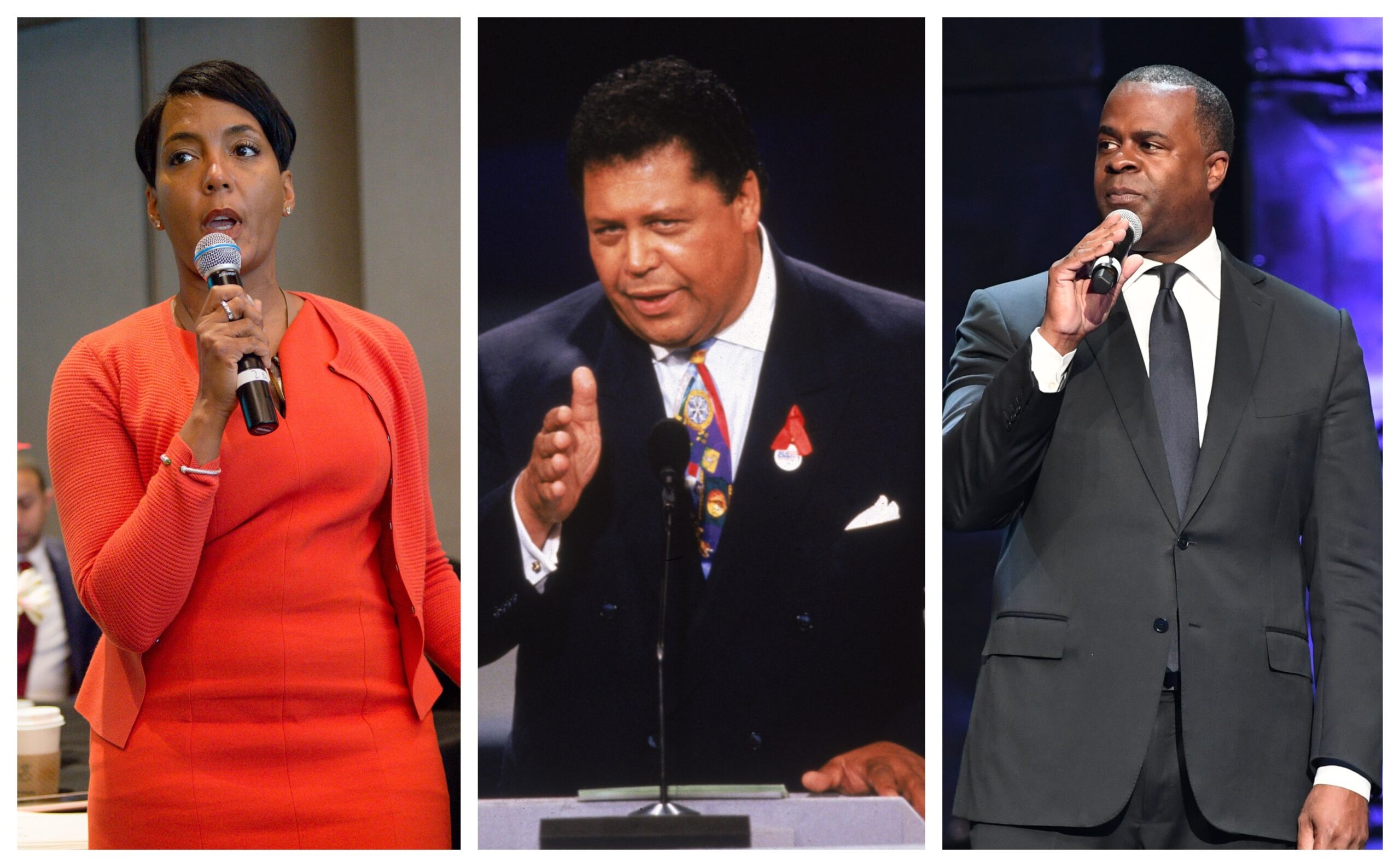 Atlanta mayors (L-R) Keisha Lance Bottoms, Maynard Jackson, and Kasim Reed Photo: Getty Images Marcus Ingram, Rick Friedman, Paras Griffin