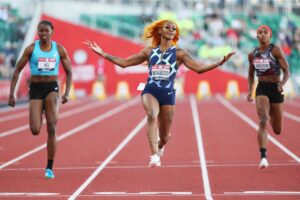 Sha’Carri Richardson’s Iconic, Victorious Finish-line Photos