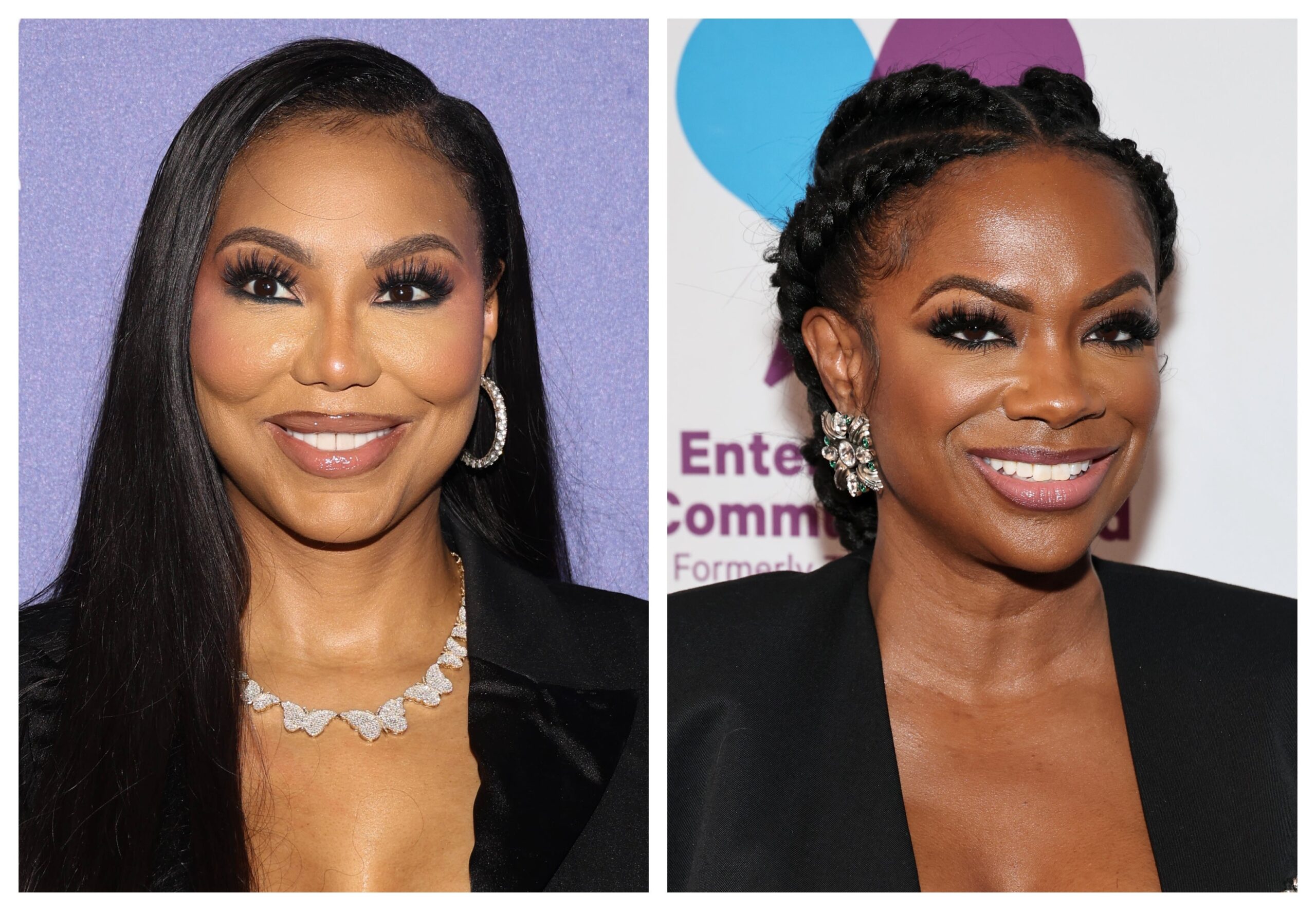 Left: Tamar Braxton | Right: Kandi Burruss Photo: Getty Images Aliah Anderson