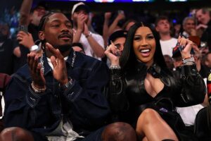 Social Media Goes Nuts as Cardi B Hard Launches New NFL Boo at Knicks Playoff Game Amid Offset Divorce