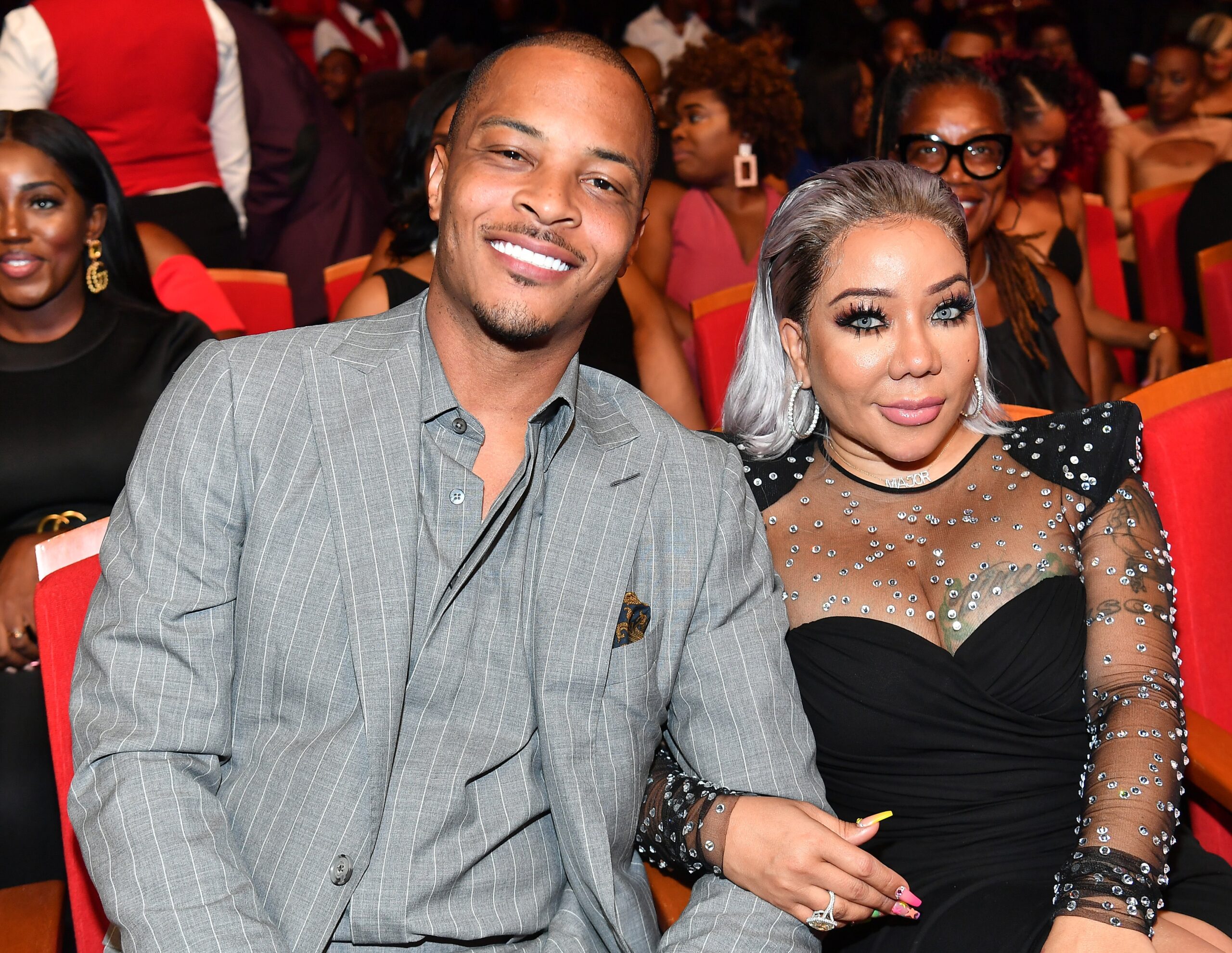T.I. and Tameka “Tiny” Harris attend 2019 Black Music Honors at Cobb Energy Performing Arts Centre on September 05, 2019 in Atlanta, Georgia. Photo: Getty Images Paras Griffin for Black Music Honors