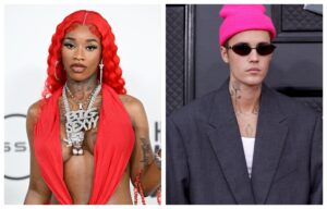 Justin Bieber Embraces, Kisses Sexyy Red in Viral Video, Internet Explodes