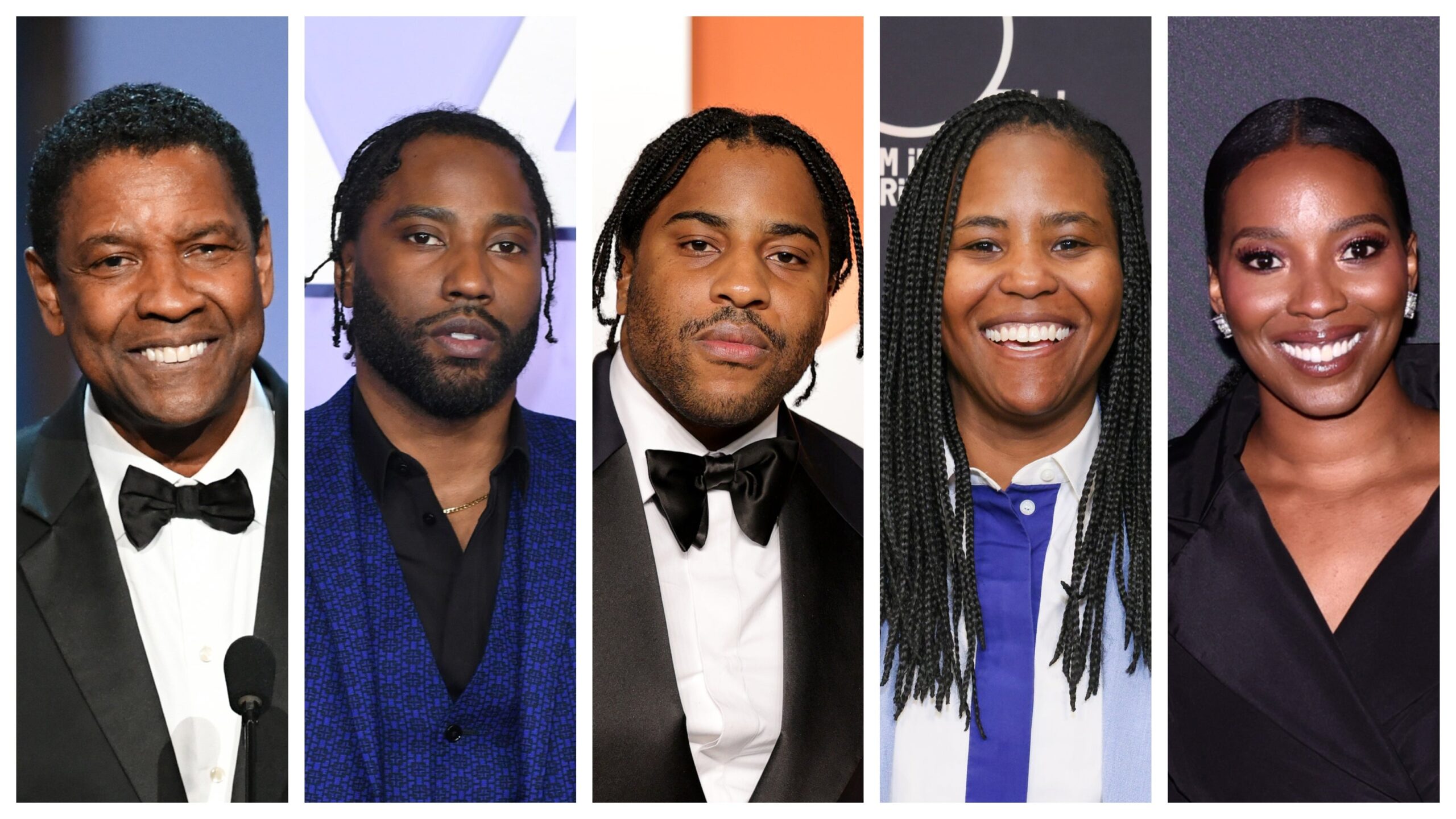 Denzel Washington, left; John David, Malcolm, Katia and Olivia. Photo: Getty Images Kevin Winter for WarnerMedia; Aaron J. Thornton for BET; Neilson Barnard for Vanity Fair; Rodin Eckenroth; Arturo Holmes