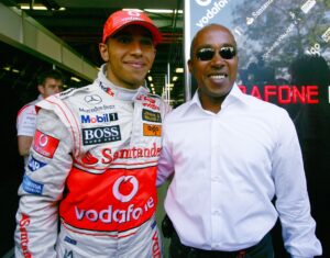 Lewis Hamilton’s Dad Made a Shocking Gesture at the F1 Grand Prix and the Internet Can’t Get Enough