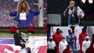 The Messy Story Behind Serena Williams Crip Walking At The Super Bowl, The Symbolism Of Kendrick Lamar’s Halftime Show Performance, Jon Batiste’s Emotional Super Bowl Tribute To His Wife, Spike Lee Explains Kendrick Lamar’s ‘40 Acres and a Mule’ Line And More