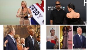 Lip Reader Spills on What Beyoncé Told Blue Ivy, Taylor Swift, Jay-Z at the Grammys, Red Carpet Convo Between Kanye West, Bianca Censori Should Have Everyone Concerned, What Did Barack Obama Tell George W. Bush at the Inauguration, Angel Reese, SZA, and Other Juicy Lip Readings, Donald Trump Allegedly Said This to Barack Obama, and Even More Professional Celeb Lip Readings