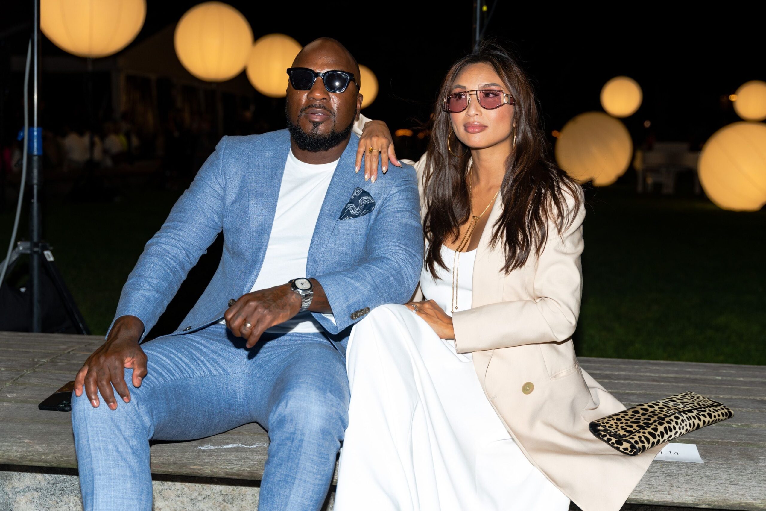 Jeezy and Jeannie Mai attends the Prabal Gurung NYFW Fashion Show at Robert F. Wagner Park on September 08, 2021 in New York City. Photo: Getty Images Gotham/WireImage