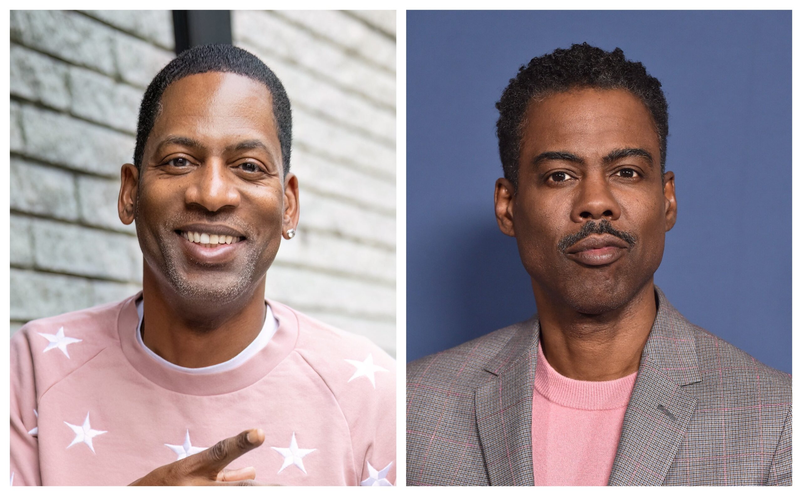Tony Rock, left; Chris Rock. Photo: Getty Images Gilbert Carrasquillo; LISA O’CONNOR/AFP