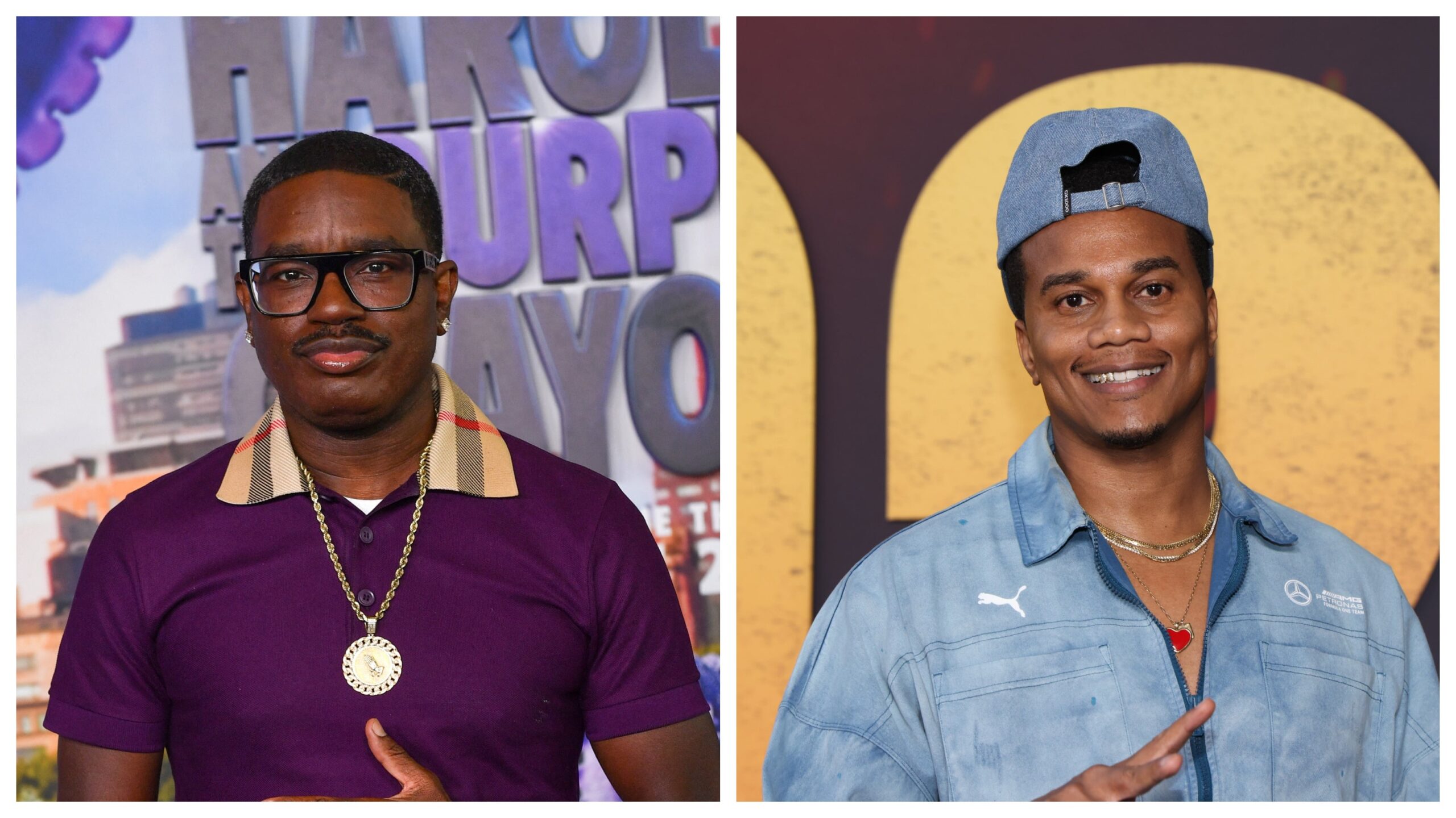 Lil Rel Howery, left; Cory Hardrict. Photo: Getty Images VALERIE MACON/AFP; Mark Von Holden/Variety