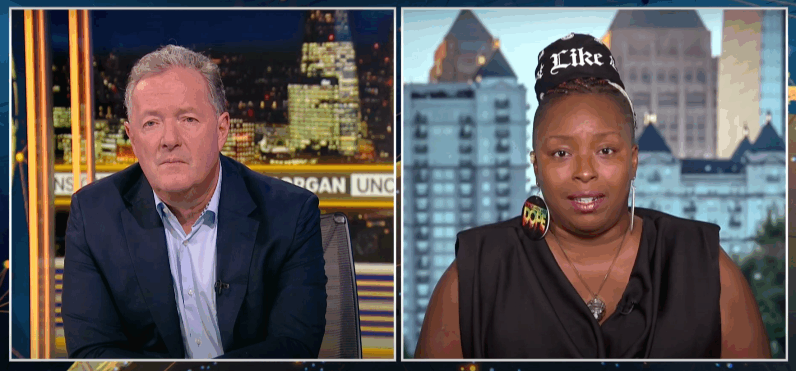 Jaguar Wright on Piers Morgan Uncensored Image: Screenshot