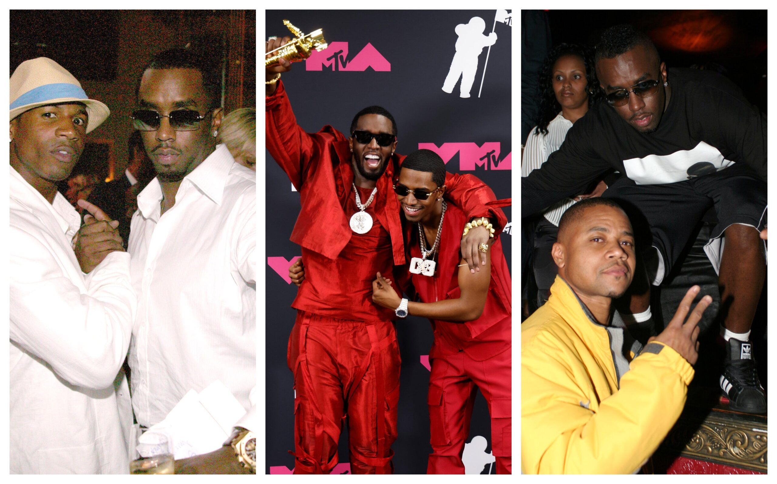 Diddy pictured with Stevie J, Christian “King” Combs, and Cuba Gooding Jr. Photo: Getty Images Johnny Nunez and Taylor Hill