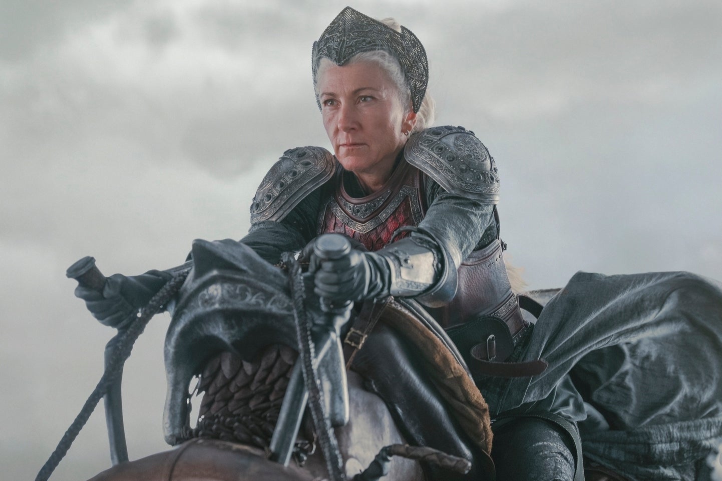 Eve Best as Rhaenys in “House of the Dragon.” Photo: Ollie Upton/HBO