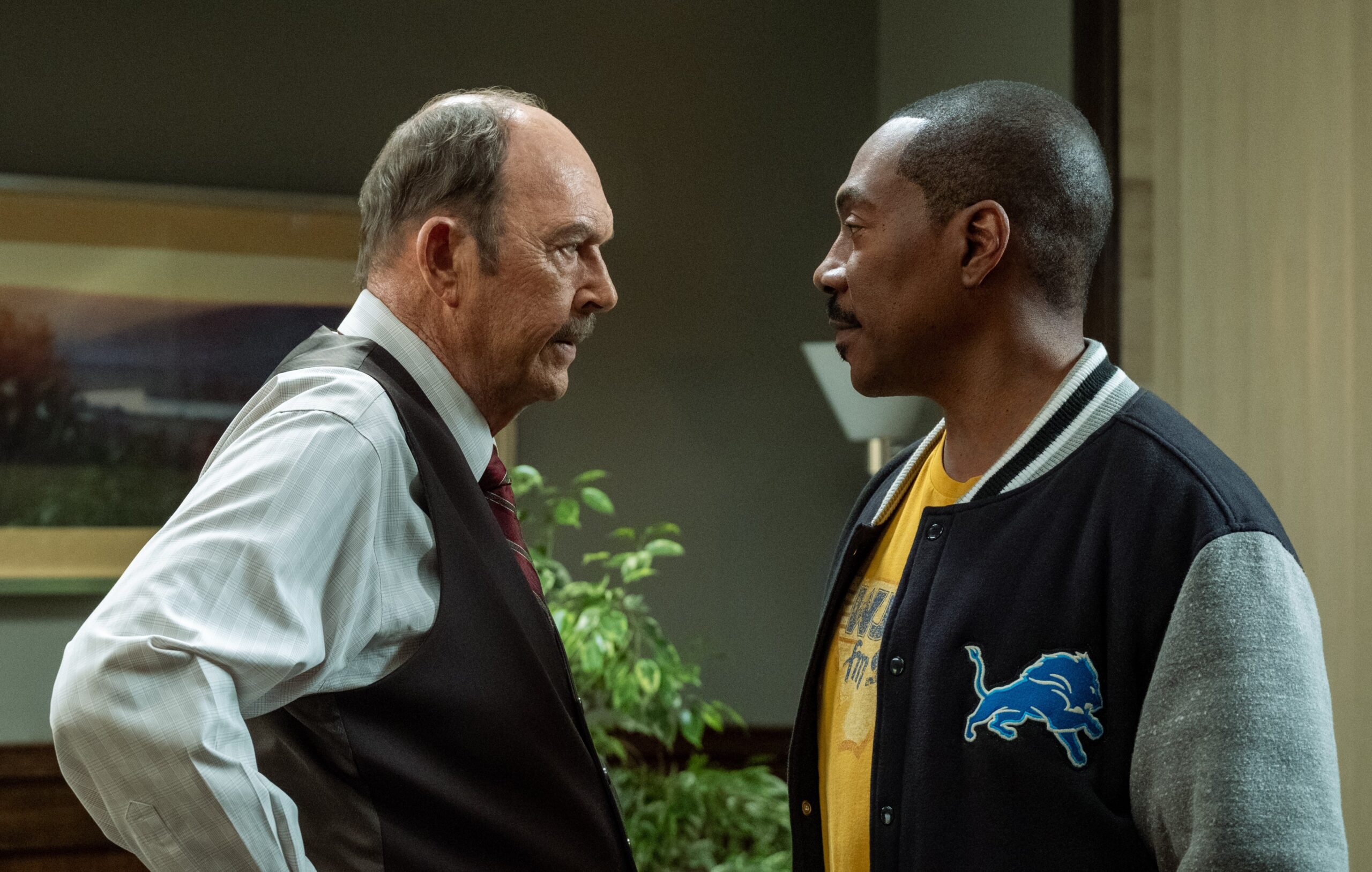 John Ashton as Chief John Taggart and Eddie Murphy as Axel Foley in Beverly Hills Cop: Axel F. Photo: Melinda Sue Gordon