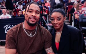 Oops! Simone Biles Shades Internet Trolls Talking About Her Husband