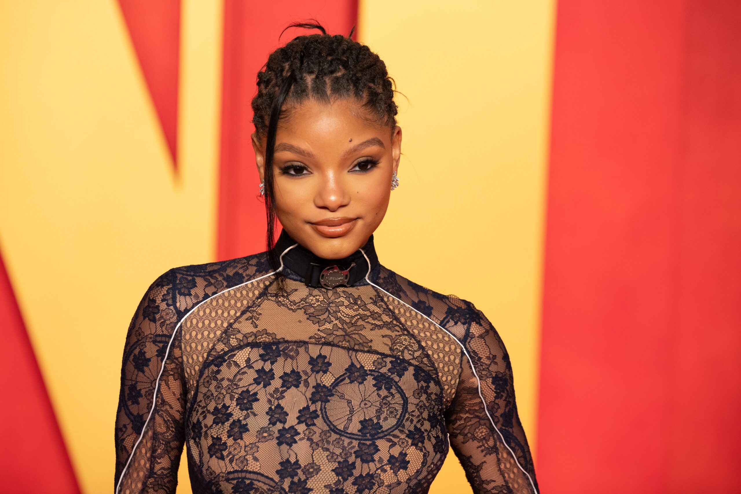 Halle Bailey attends 2024 Vanity Fair Oscar After Party Arrivals at Wallis Annenberg Center for the Performing Arts on March 10, 2024 in Beverly Hills, California. Photo: Getty Images Robert Smith/Patrick McMullan