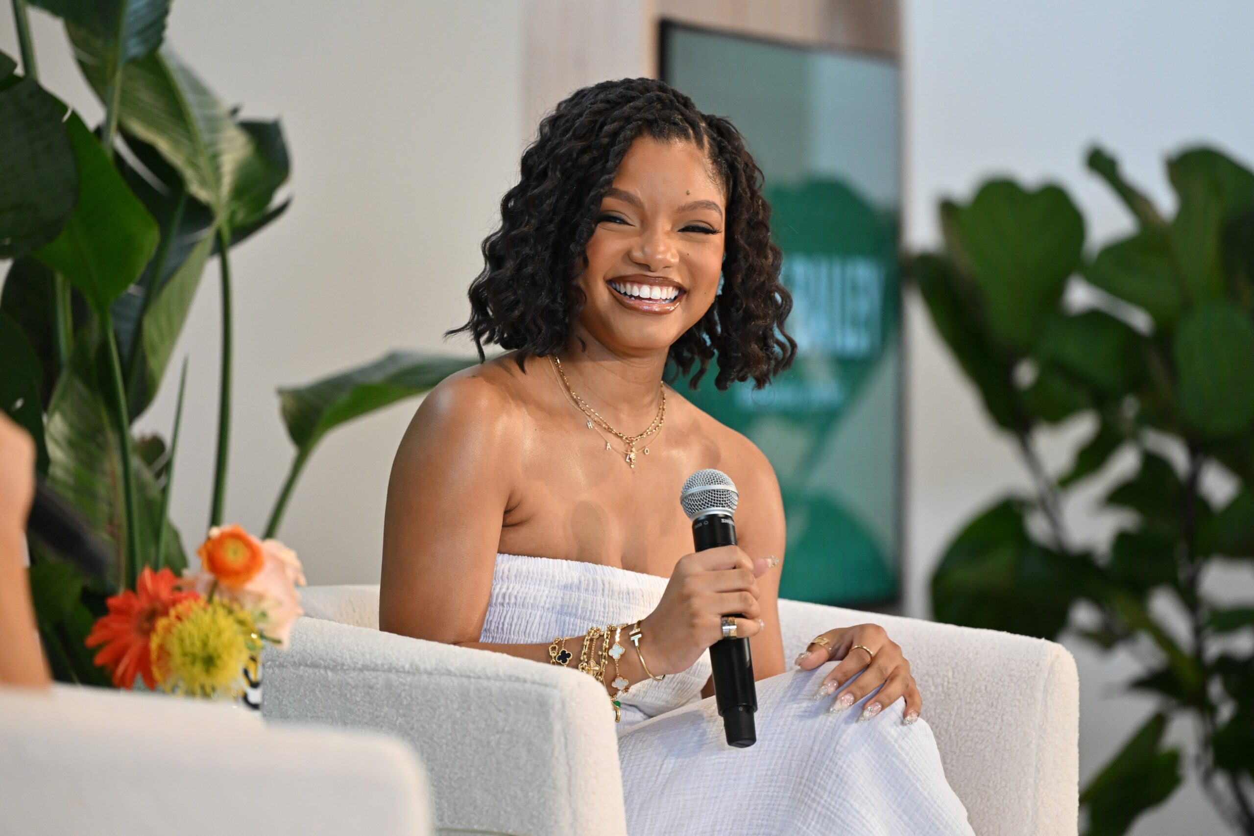 ATLANTA, GEORGIA - MARCH 23: Halle Bailey attend the Aerie REAL Fest at The Carlyle Venue on March 23, 2024 in Atlanta, Georgia. Photo: Getty Images Derek White