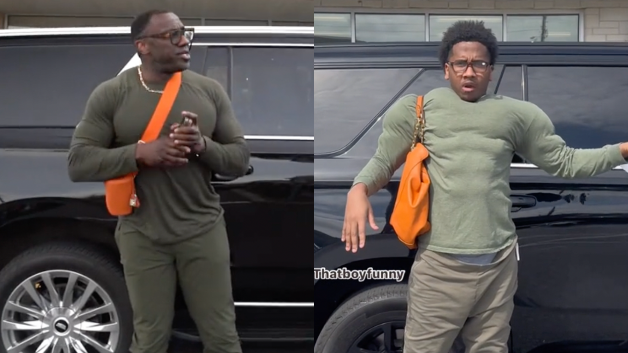 Screenshot: TikTok/@ShannonSharpe // TikTok/@Thatboyfunny