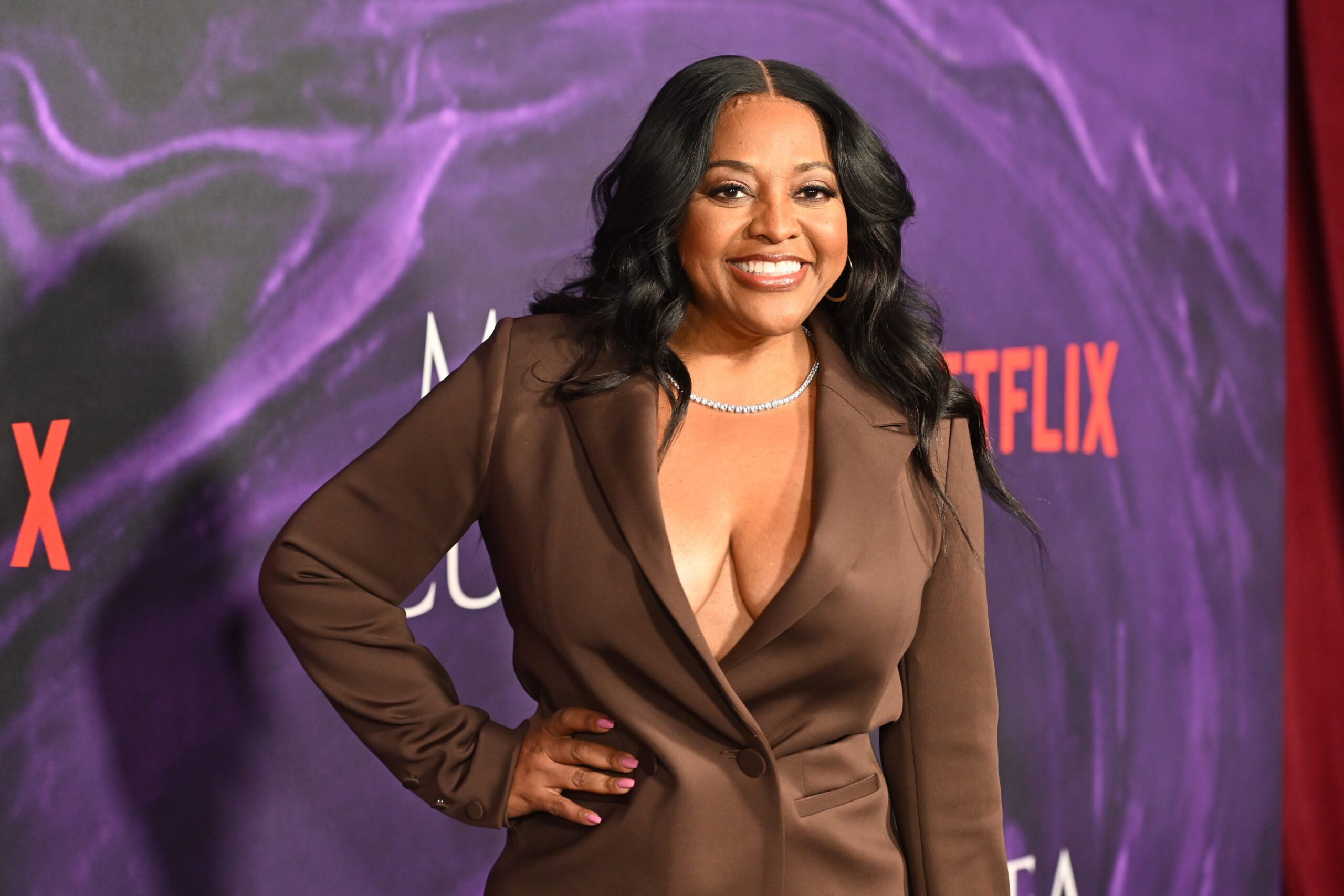 Sherri Shepherd attends Tyler Perry’s Mea Culpa Premiere at The Paris Theatre on February 15, 2024 in New York City. Photo: Getty Images Noam Galai for Netflix