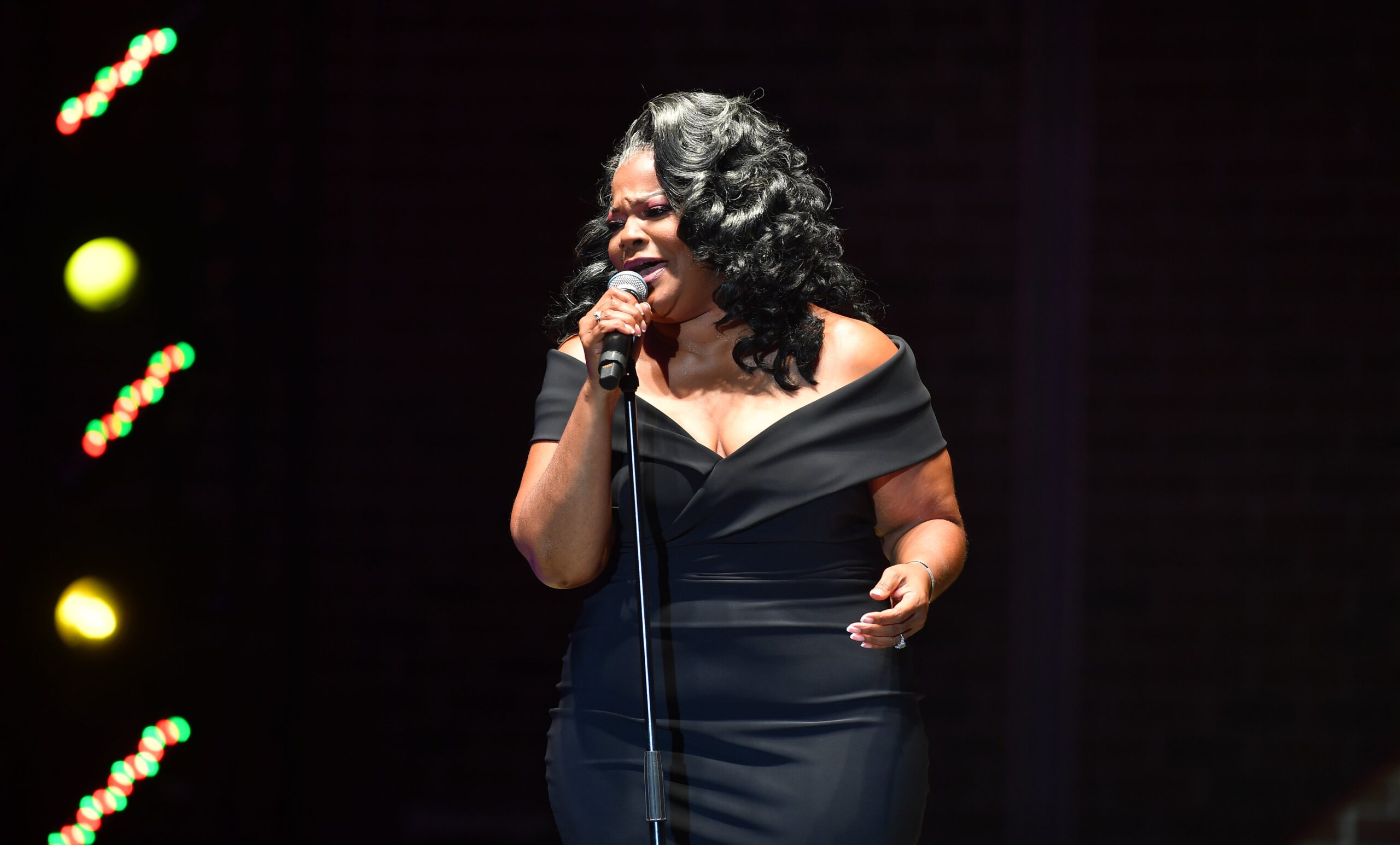 Mo’Nique performs onstage during The Bridge Comedy Show at Stockbridge Amphitheater on October 14, 2023 in Stockbridge, Georgia. Photo: Getty Images Paras Griffin