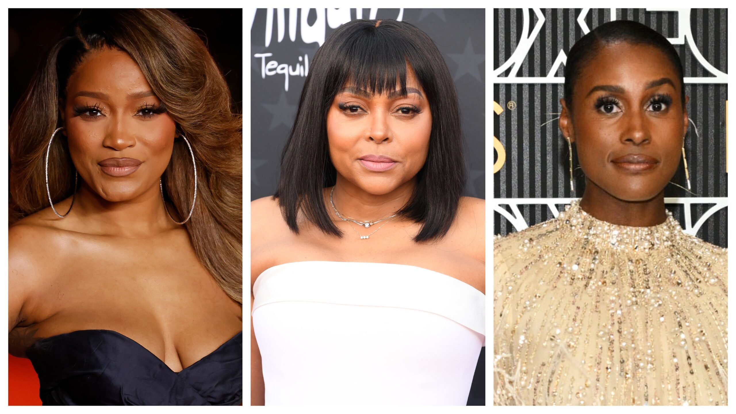 Keke Palmer, left; Taraji P. Henson, and Issa Rae. Photo: Getty Images Taylor Hill/WireImage; Steve Granitz/FilmMagic; Michael Buckner/Variety