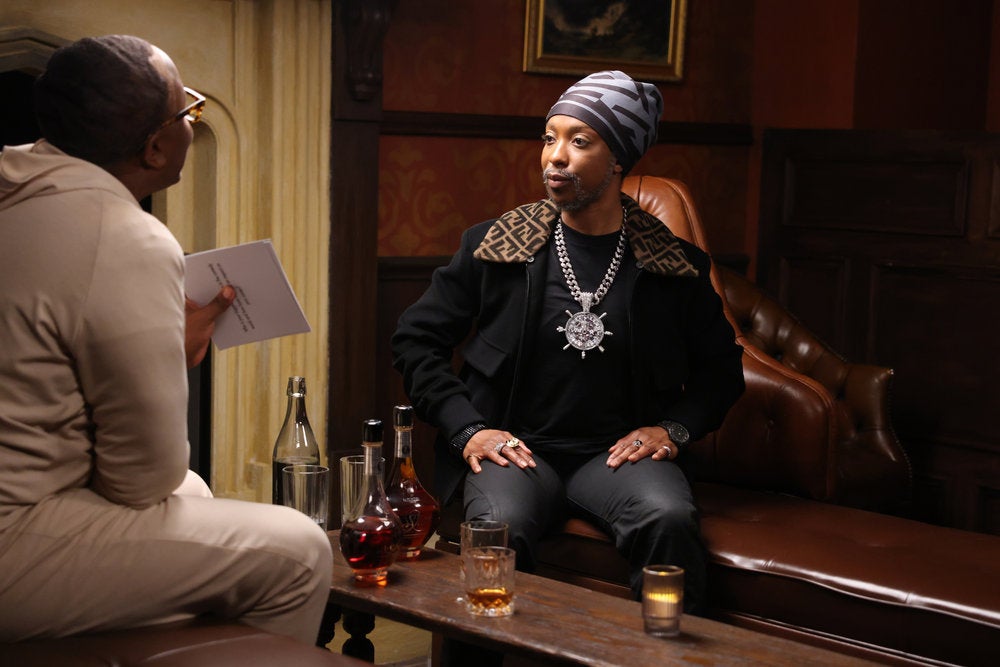 Ego Nwodim as Katt Williams during the “Club Shay Shay - Extended Cut” sketch on Saturday, January 20, 2024 Photo: Lauren Clements/NBC