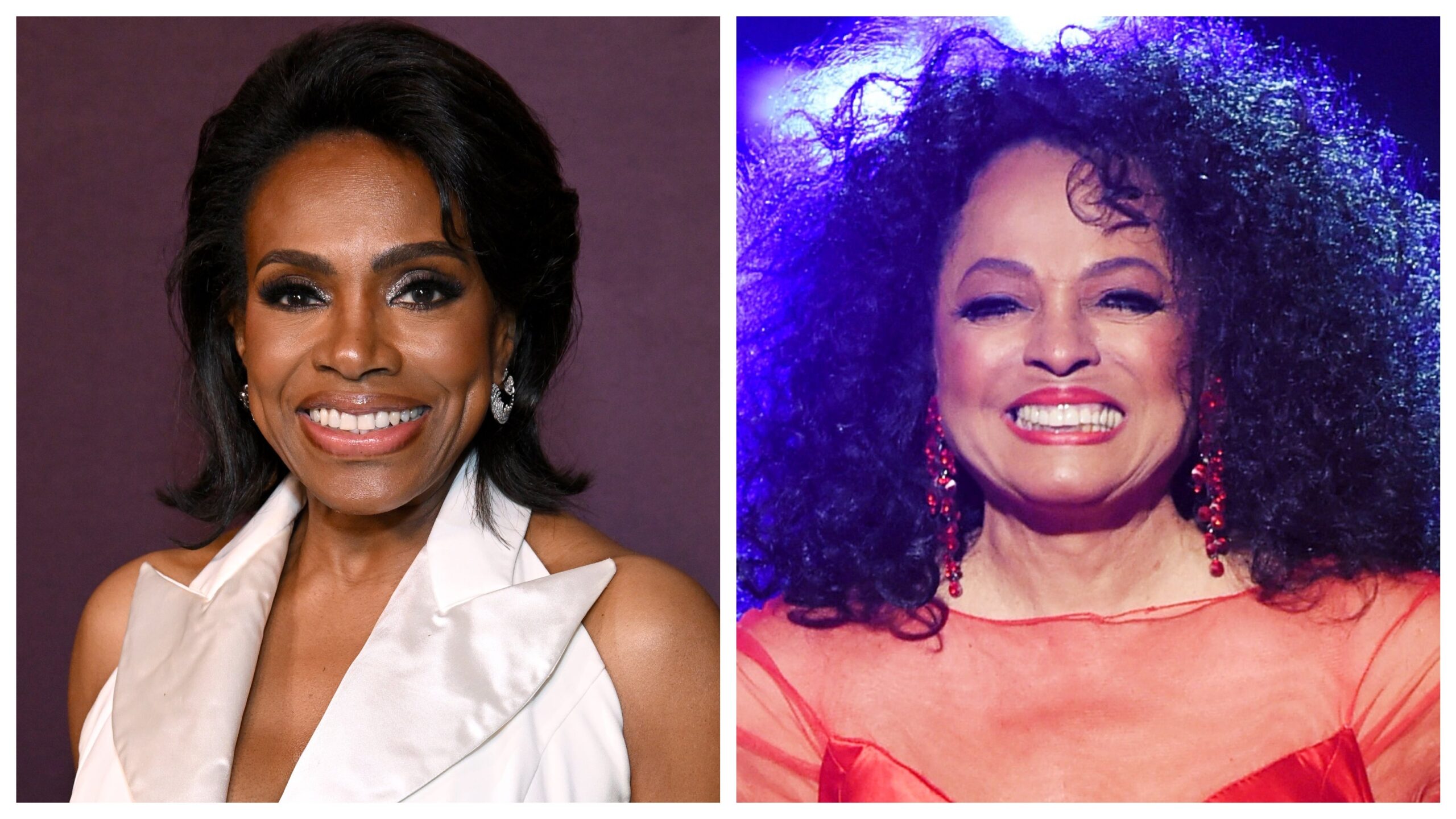 Sheryl Lee Ralph, left; Diana Ross. Photo: Getty Images Michael Tullberg/FilmMagic; Kevin Winter for The Recording Academy