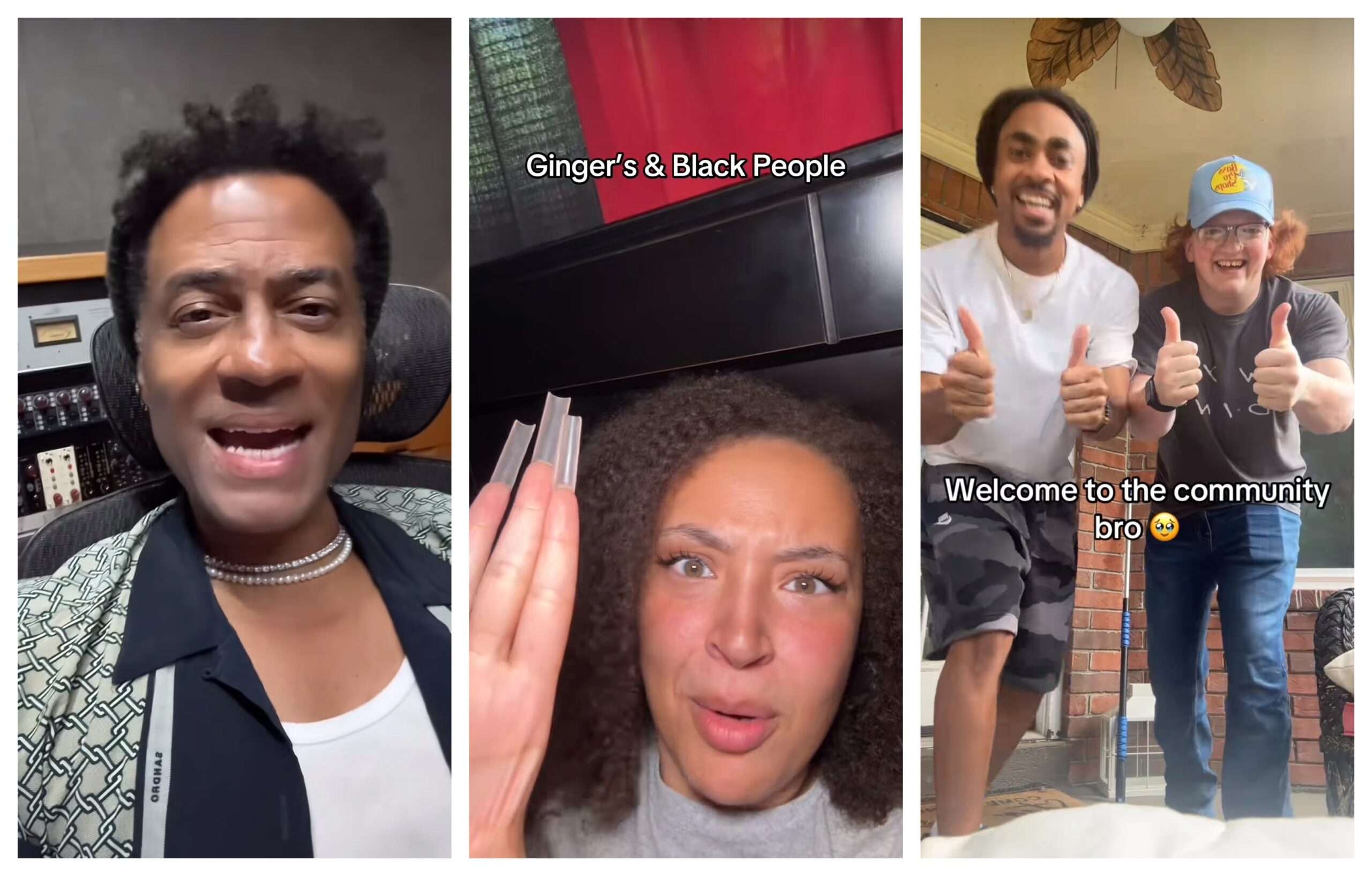 (L-R) @ericbenet | @alyssamarietv | @micaahwoodley Screenshot: TikTok