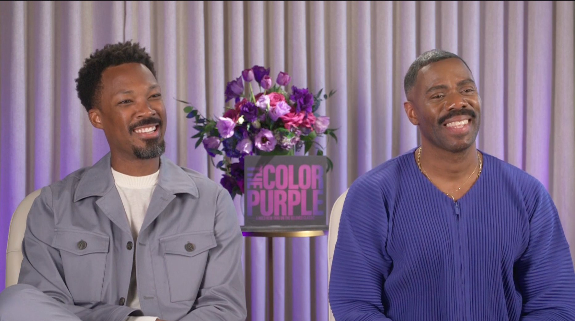 Corey Hawkins, left; Colman Domingo. Screenshot: Courtesy of Warner Bros.