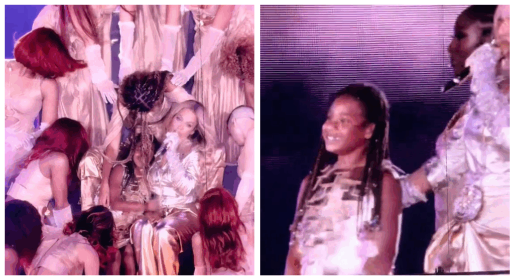 Adorable Rumi Carter Continues to Tease Her Big Sister, Blue Ivy, On Stage And The Fans Can’t Get Enough