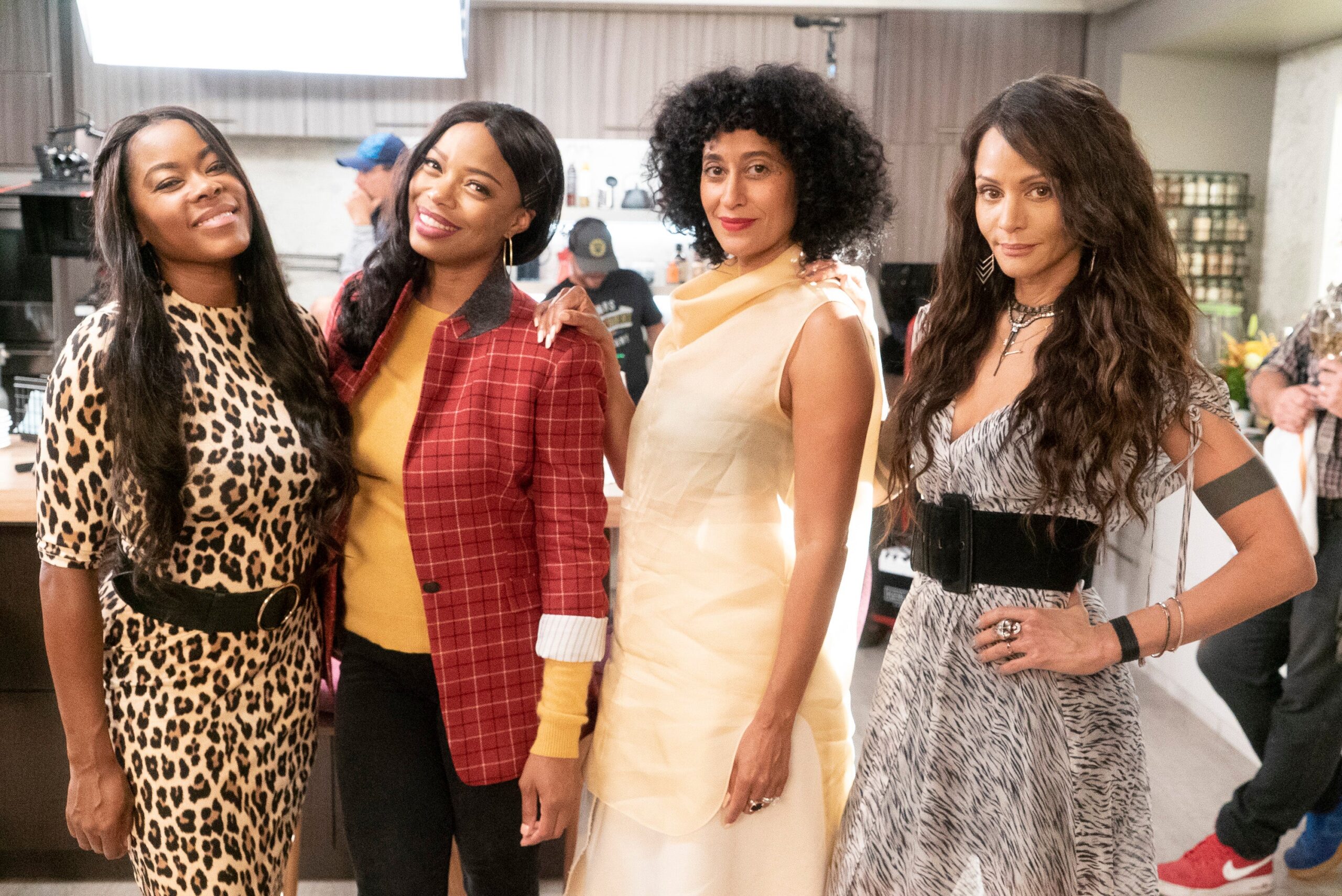 Golden Brooks, left, Jill Marie Jones, Tracee Ellis Ross, and Persia White. Photo: Getty Images Kelsey McNeal