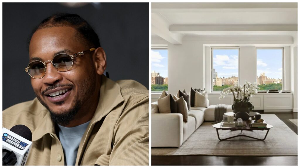 A Look Inside Carmelo Anthony’s Luxurious Manhattan Apartment, Now For Sale at This Eye-Watering Price