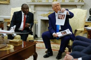 How Trump’s South Africa ‘White Genocide’ Lie Fuels His Long, Dangerous Anti-Black Narrative