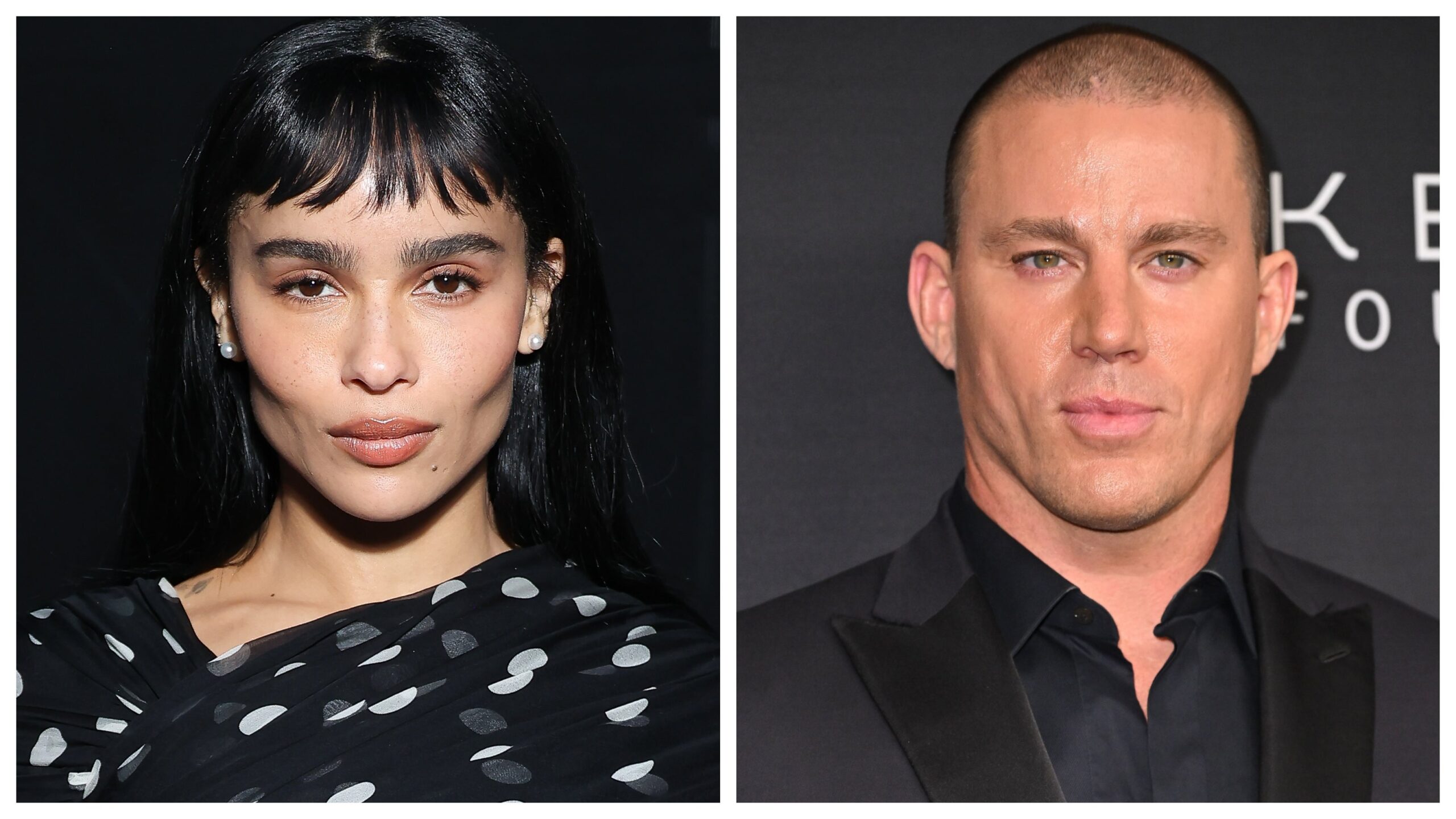Zoe Kravitz, left; Channing Tatum. Photo: Getty Images Marc Piasecki/WireImage; James Devaney/GC Images