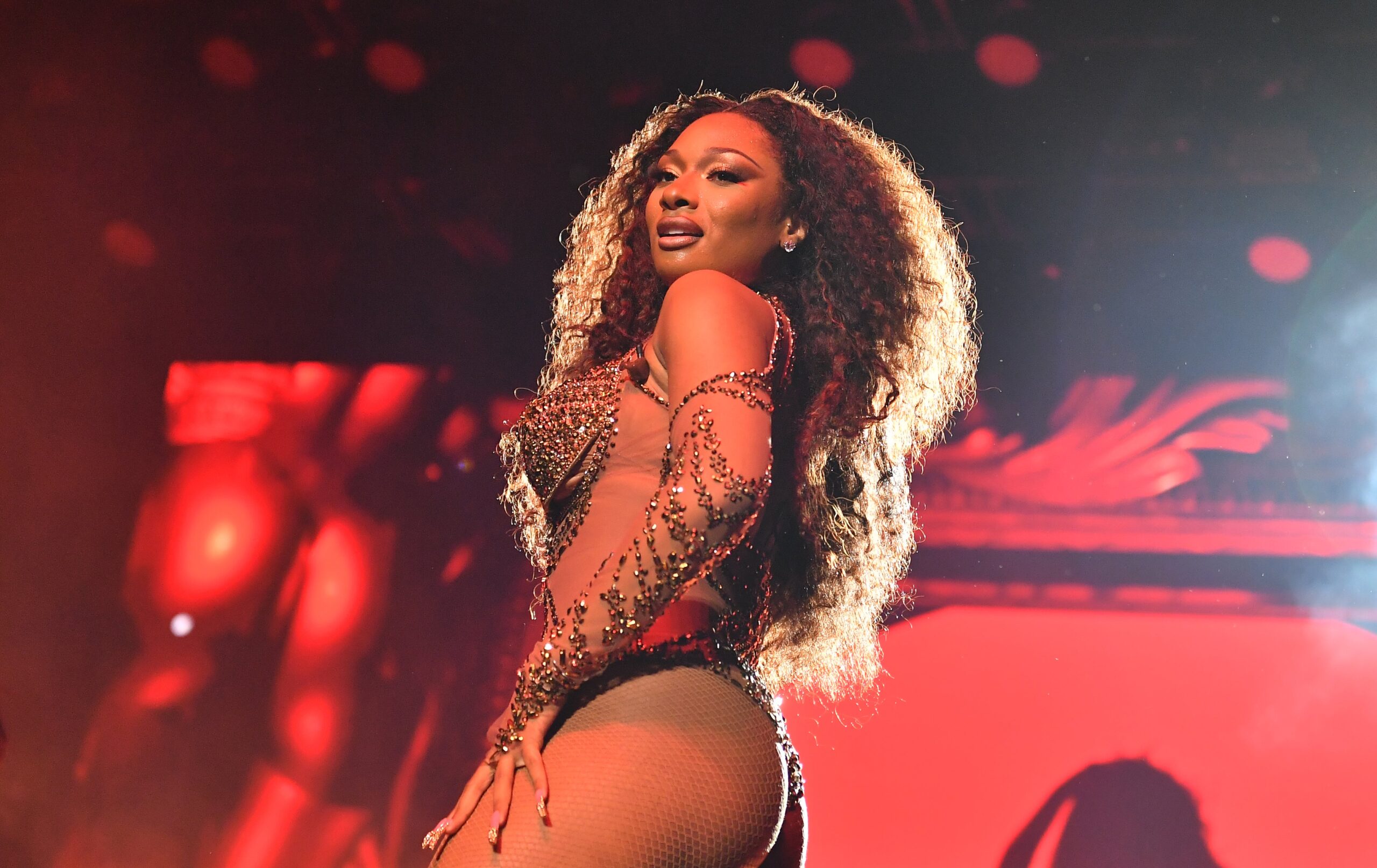 Megan Thee Stallion performs onstage at the 2023 ESSENCE Festival Of Culture on July 02, 2023 in New Orleans, Louisiana. Photo: Getty Images Paras Griffin