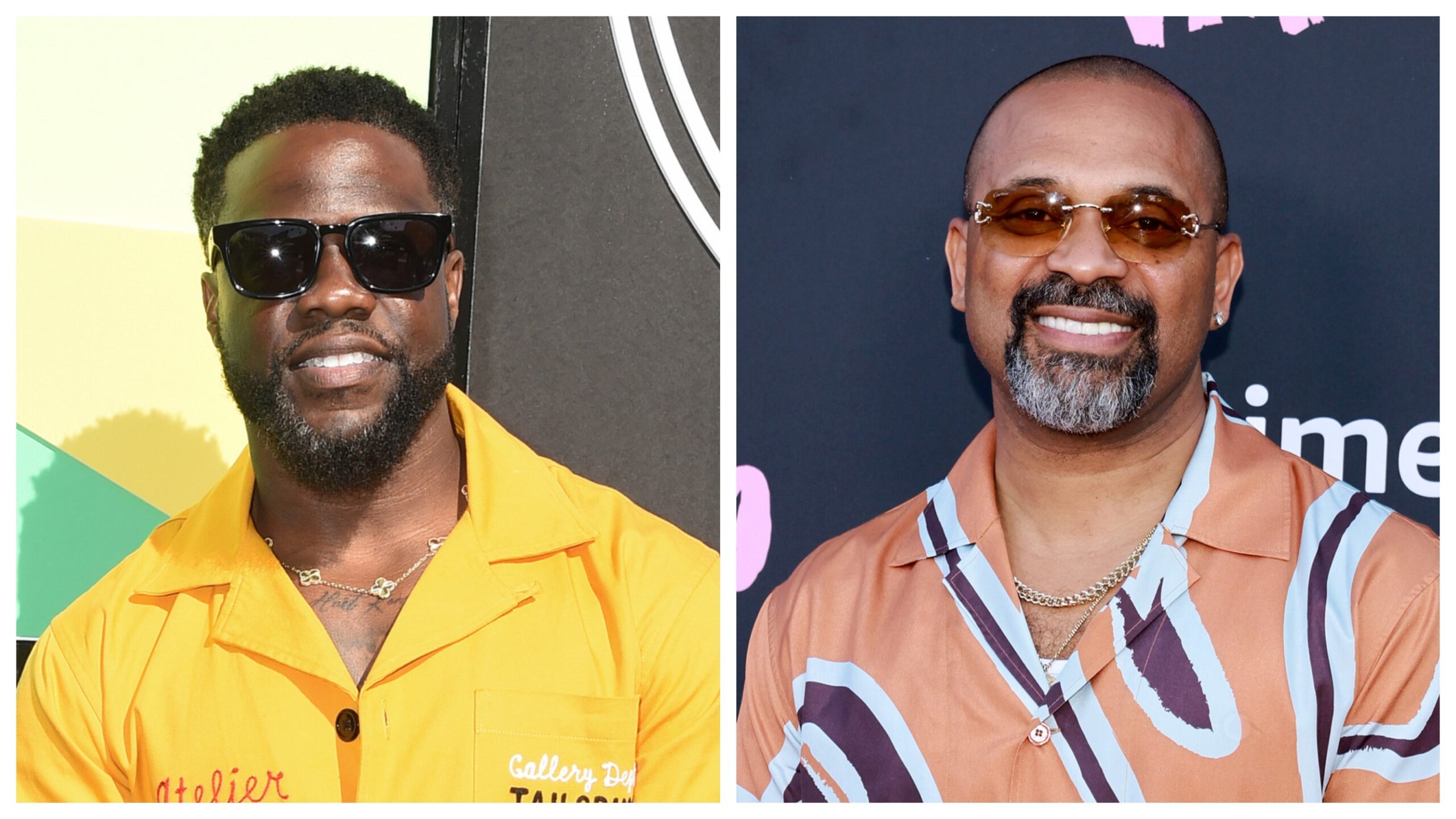 Kevin Hart, left; Mike Epps. Photo: Getty Images Gilbert Flores/Variety ; Matt Winkelmeyer/WireImage