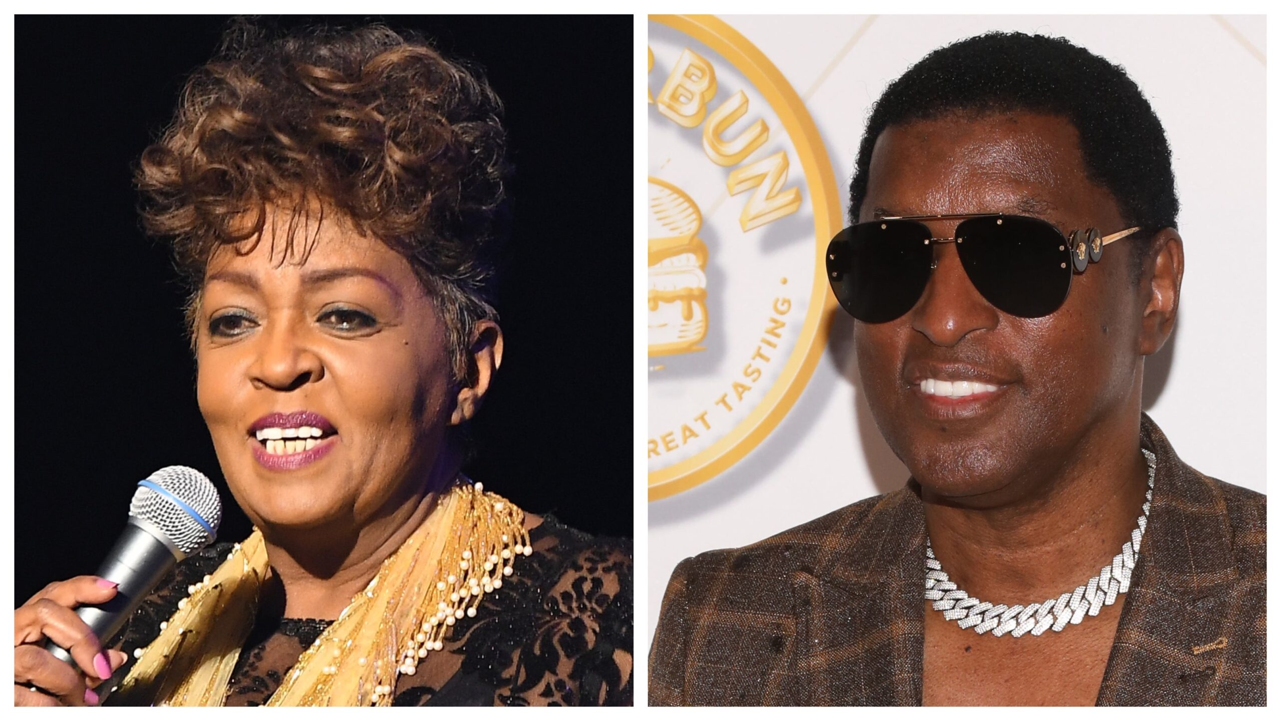 Anita Baker, left; Babyface. Photo: Getty Images Paras Griffin/Paul Archuleta