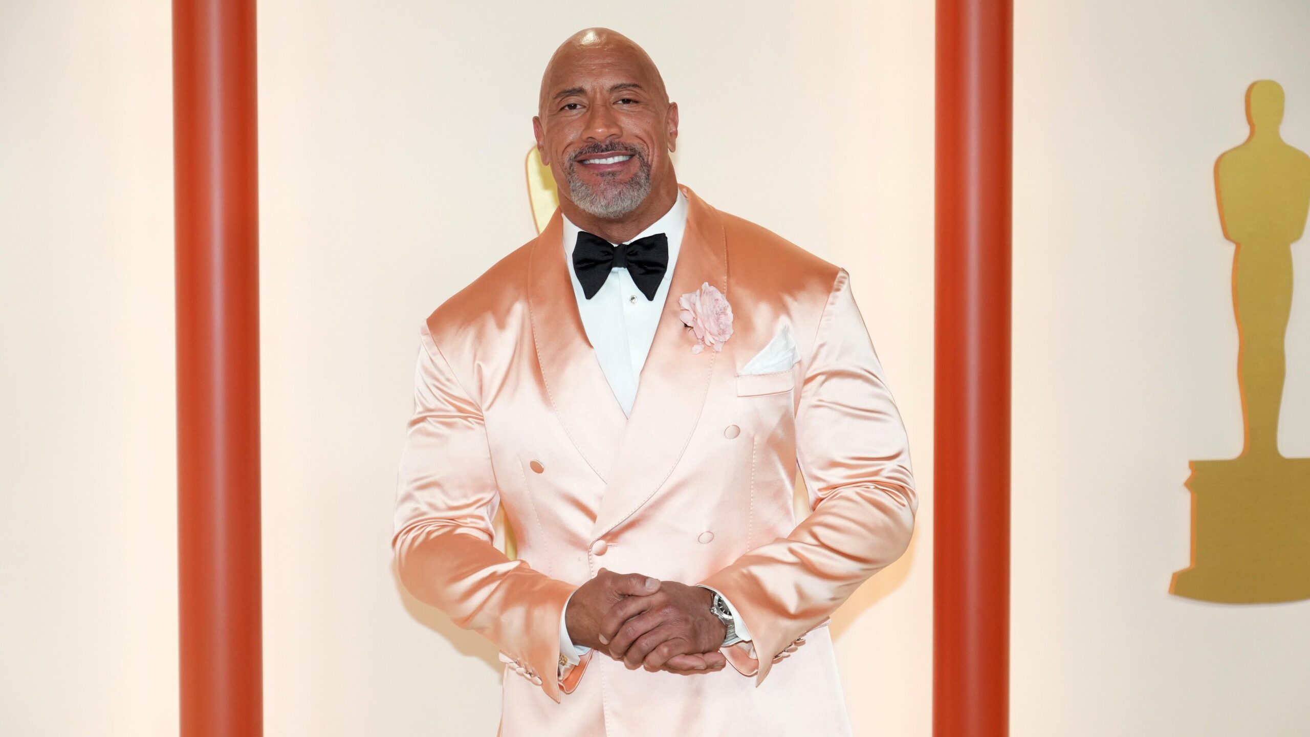 Dwayne ‘The Rock’ Johnson attends the 95th Annual Academy Awards on March 12, 2023 in Hollywood, California. Photo: Getty Images Jeff Kravitz/FilmMagic