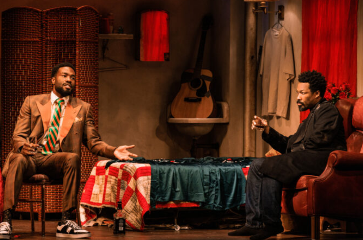 Yahya Abdul-Mateen II, left; Corey Hawkins Photo: Marc J. Franklin/Playbill
