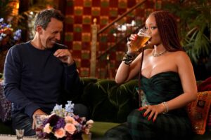 Seth Meyers Reveals Rihanna Out Drank Him During ‘Day Drinking’ Segment