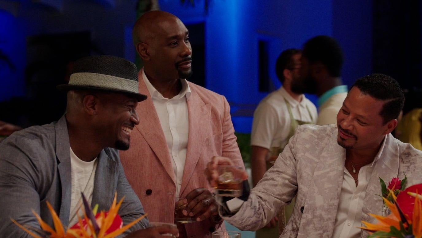 Taye Diggs, left; Morris Chestnut, and Terence Howard. Photo: Getty Images Courtesy of Peacock
