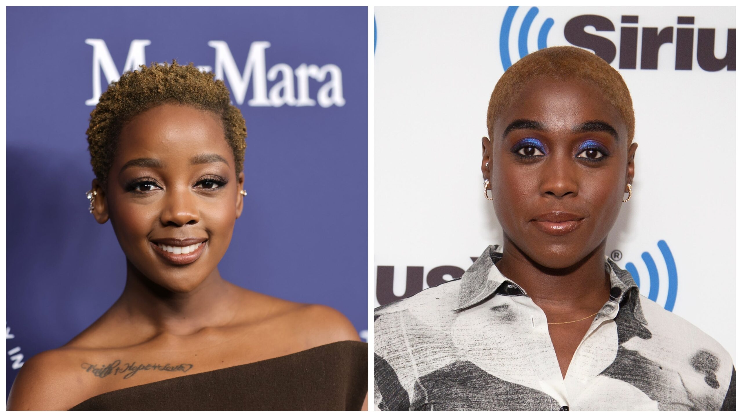 Thuso Mbedu, left; Lashana Lynch. Photo: Getty Images Amy Sussman/Santiago Felipe/Getty Images for SiriusXM