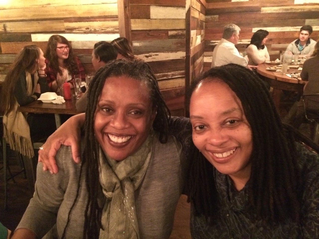 Rosalind Bentley (l) and Valerie Boyd (r) Photo: Rosalind Bentley