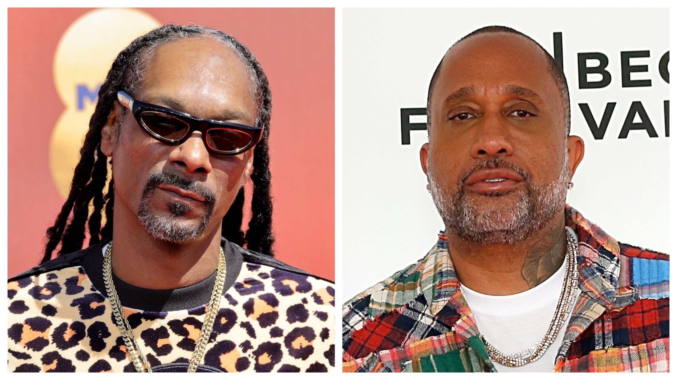 Snoop Dogg, left; Kenya Barris Photo: Getty Images Amy Sussman/Dominik Bindl for Tribeca Festival