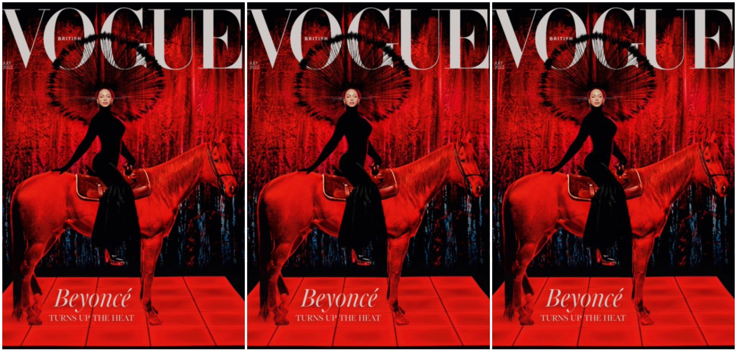 Beyonce on the cover of the July 2022 Issue of British Vogue. Photo: Rafael Pavarotti