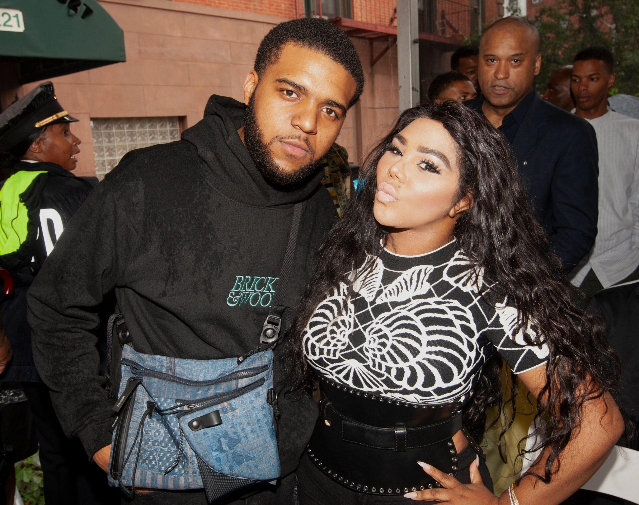 UNE 10: Christopher ‘CJ” Wallace and Lil Kim attend the Notorious B.I.G. street Naming in Brooklyn New York on June 10, 2019 in Brooklyn, New York. on June 10, 2019 in Brooklyn, New York. Photo: Getty Images Mychal Watts
