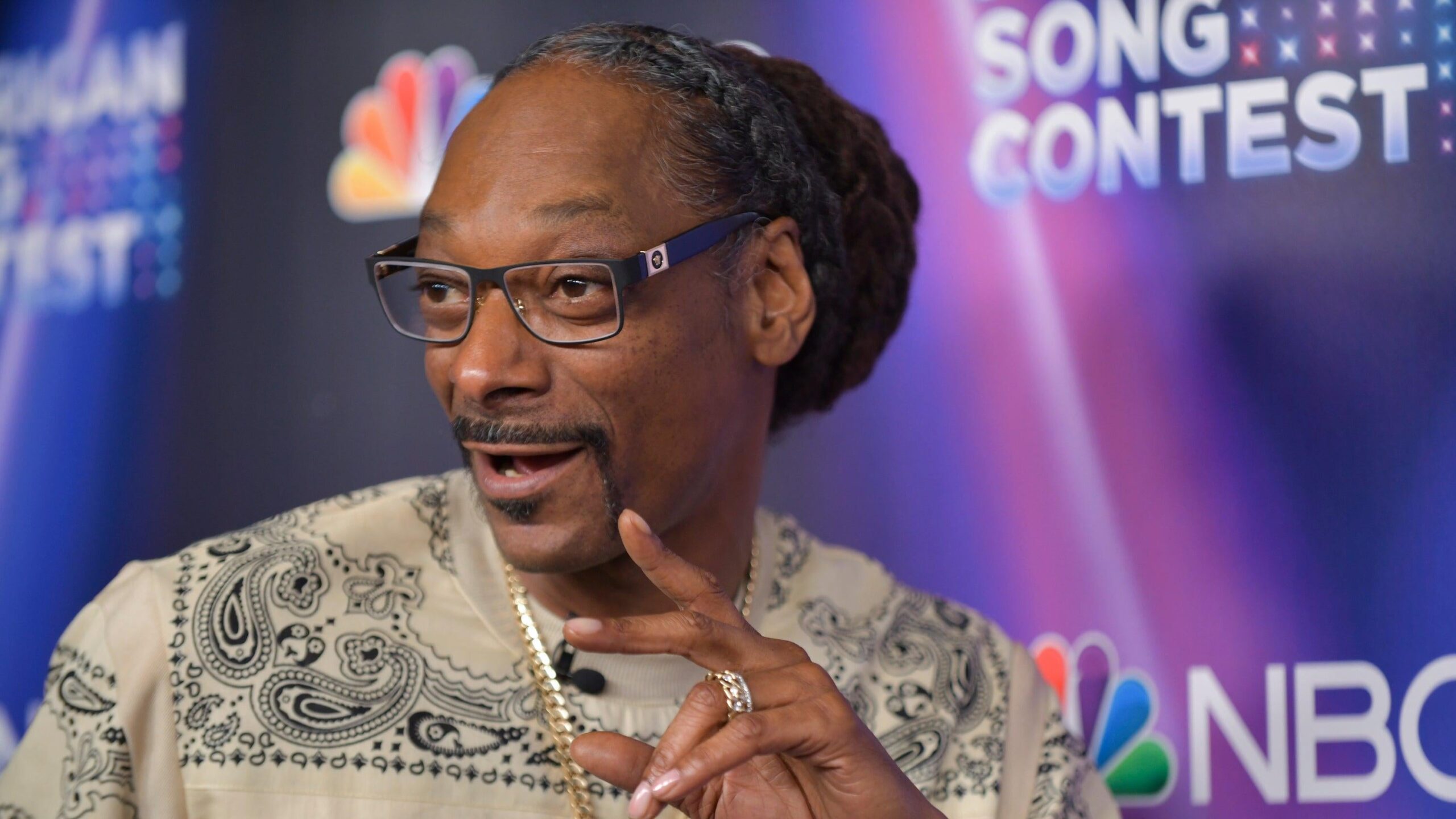 Snoop Dogg attends NBC’s “American Song Contest” Week 4 on April 11, 2022 in Universal City, California. Photo: Getty Images Rodin Eckenroth