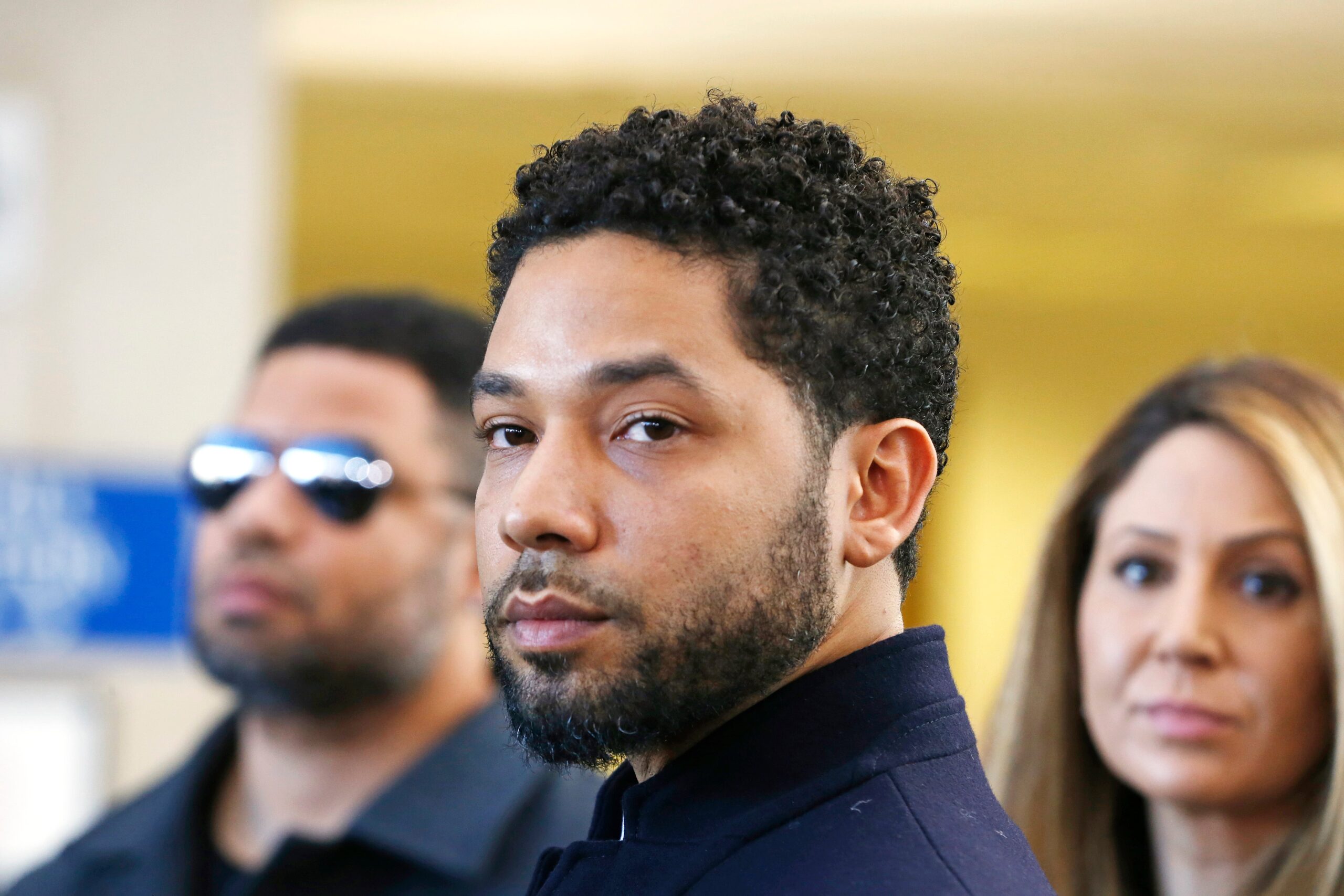 Actor Jussie Smollett after his court appearance at Leighton Courthouse on March 26, 2019 in Chicago, Illinois. This morning in court it was announced that all charges were dropped against the actor. (Photo by Nuccio DiNuzzo/Getty Images) Photo: Getty Images Nuccio DiNuzzo